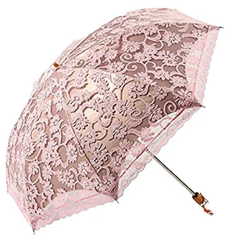 

Mini Umbrella Rain Women Ultra Light Five Folding Sun Umbrellas Pocket Parasol Black Coating Windproof Geometric Series WZP157