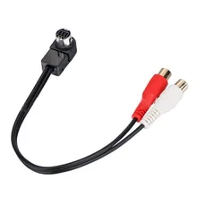 New 30cm New Aux Input Car Audio Cable Line Adapter Car Accessory For Alpine KCA-121B 2 RCA цена New 30cm New Aux Input Car Audio Cable Line Adapter Car Accessory For Alpine KCA-121B 2 RCA цены онлайн