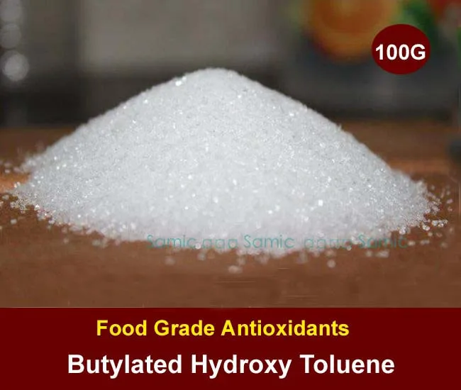 100g Food Grade Butylated Hydroxy Toluene Antioxidants BHTSlimming