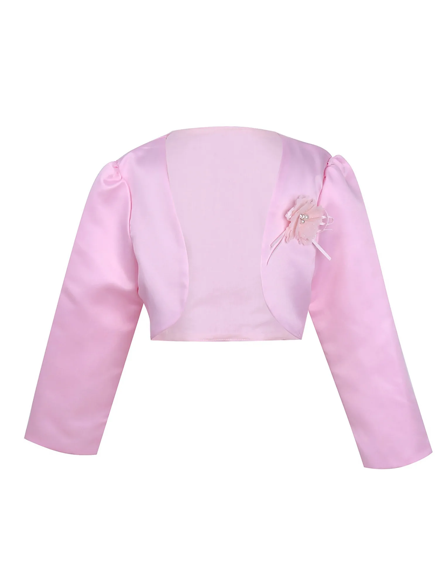 pea coat Children Girls Kids Long Sleeves Bolero Jacket Shrug Bridal Cape Wedding Cloaks Shawl Shrug Outerwear Coats Flower Girl Clothes Outerwear & Coats for baby