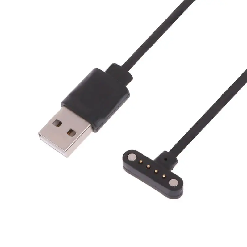 1PC Smart Watch Magnet Charging USB 4 Pin Magnetic Chargering Cable for DM98