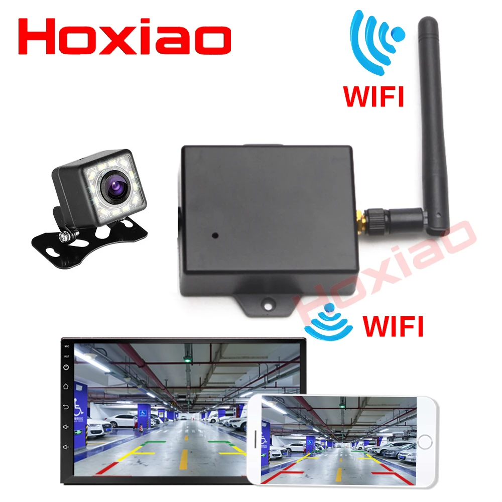 Car reversing rear view camera WiFi wireless Waterproof HD Night Vision Monitor Parking Assistance Backup Reverse Camera | Автомобили и