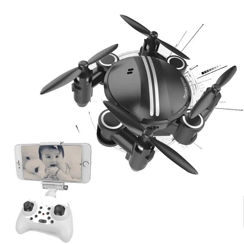EBOYU TM SH1 WiFi 2 4GHz 4CH 6 Axis Gyro 3D LED UFO Mini RC Quadcopter
