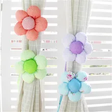 Шторы Пряжка tiebacks держатель Пастырское Цветок окна драпировка Крючки. милые Шторы Tieback. крепежа Шторы полюсов