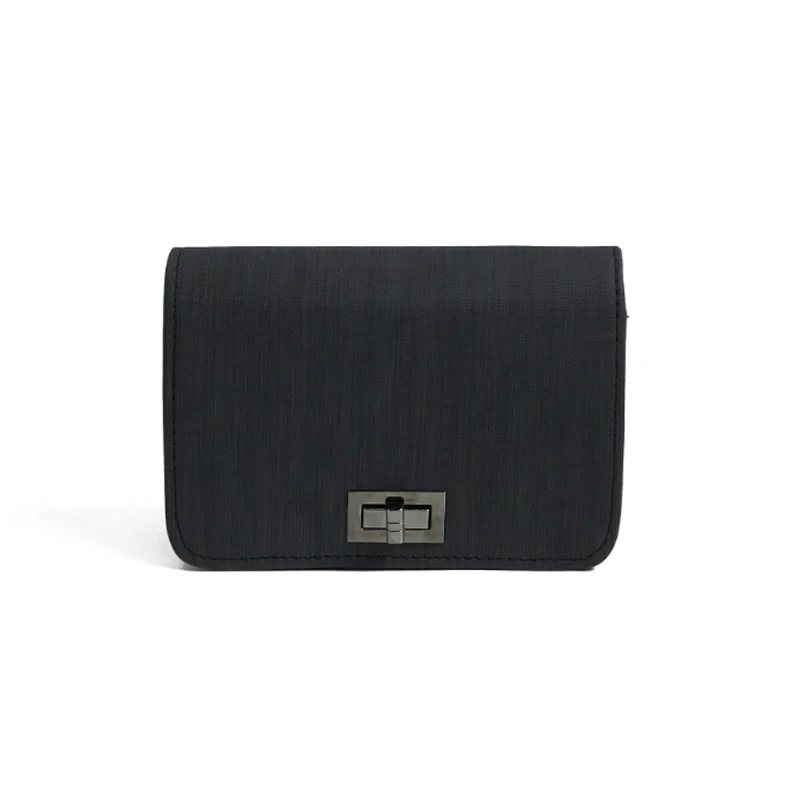 Hot Sale 1pcs Women Chain Crossbody Bags Small Elegant Shoulder Bag Dark green PU Textured Buckle B - 33014465292