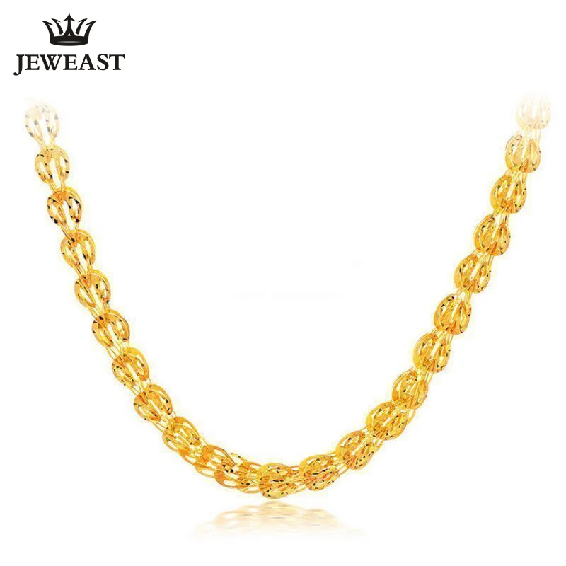 JLZB 24K Pure Gold Necklace Real AU 999 Solid Gold Chain Smart jlzb-24k-pure-gold-necklace-real-au-999-solid-gold-chain-smart