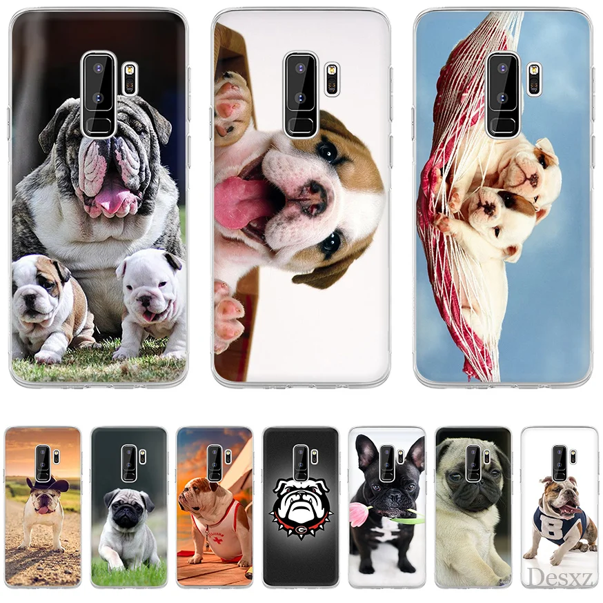 Чехол из ТПУ для Samsung A7 A9 A10 A20 A30 A40 A50 A60 A70 A5 A6 A8 Plus J3 J5 J6 J7 милая собака Английский