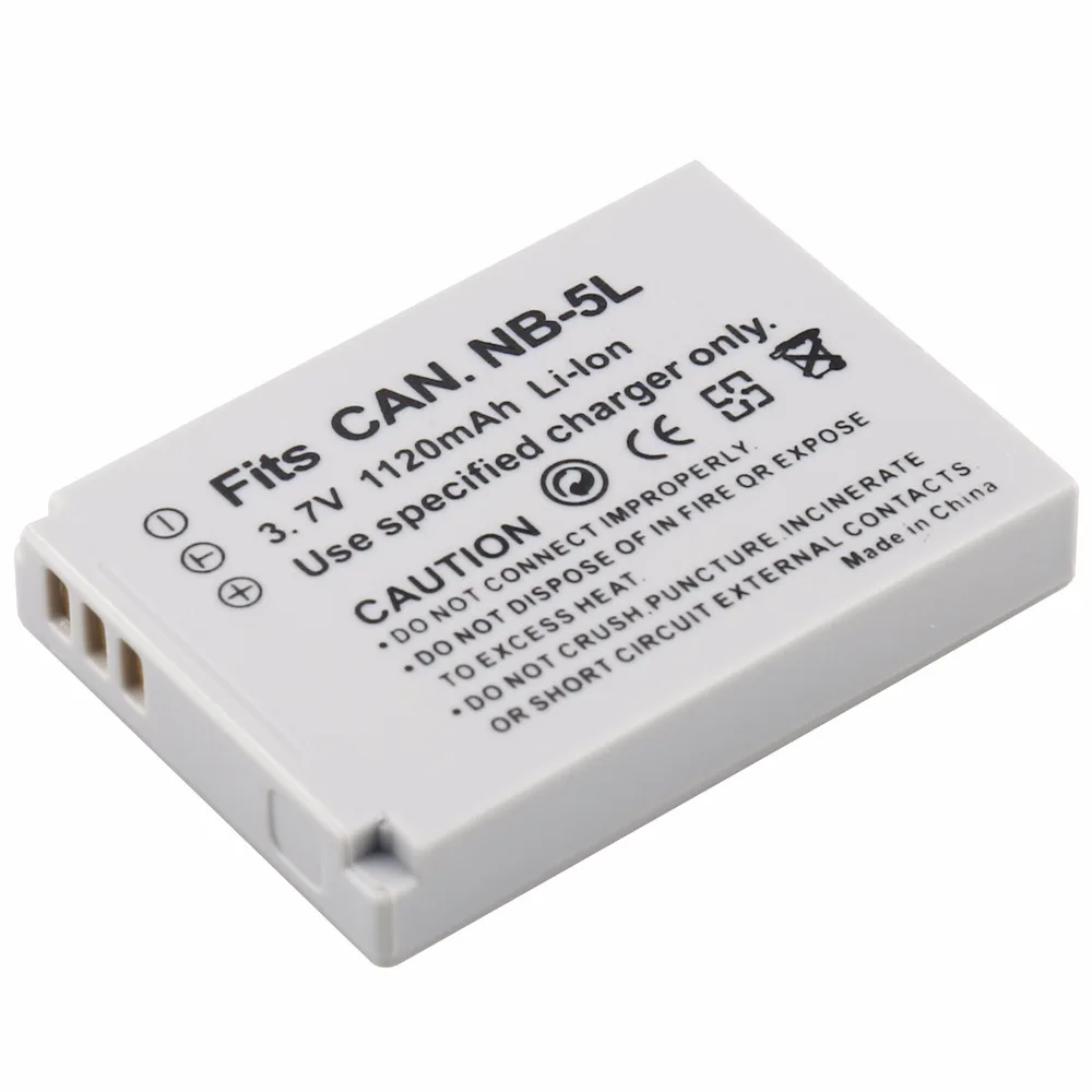 Probty Nb-5L Nb5L Nb 5L Batteria Per Canon Powershot S100 S110 Sd790Is Sd850Is Sd870Is Sd880Is Sd890Is Sd970Is Sd990Is Sx200Is