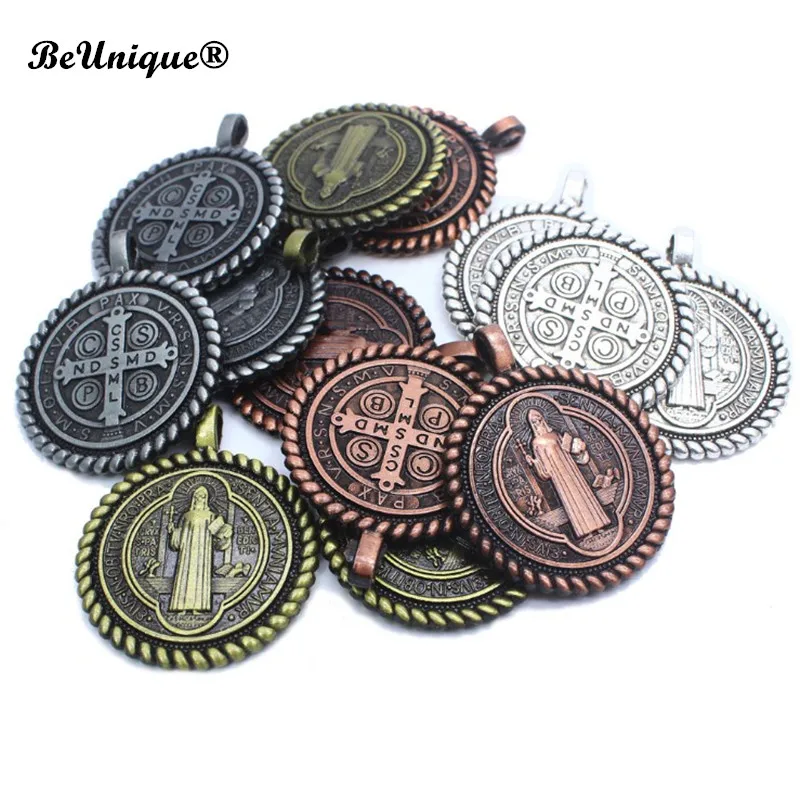 St. Benedict Pendant Italy Catholic Church Holy Religious Symbols Medal