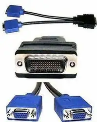 Оригинальный DMS59 DMS lfh 59 контактный разъем DVI в два VGA для Quadro nvs200 nvs280 nvs400 nvs285 nvs440 Firemv2200 2400