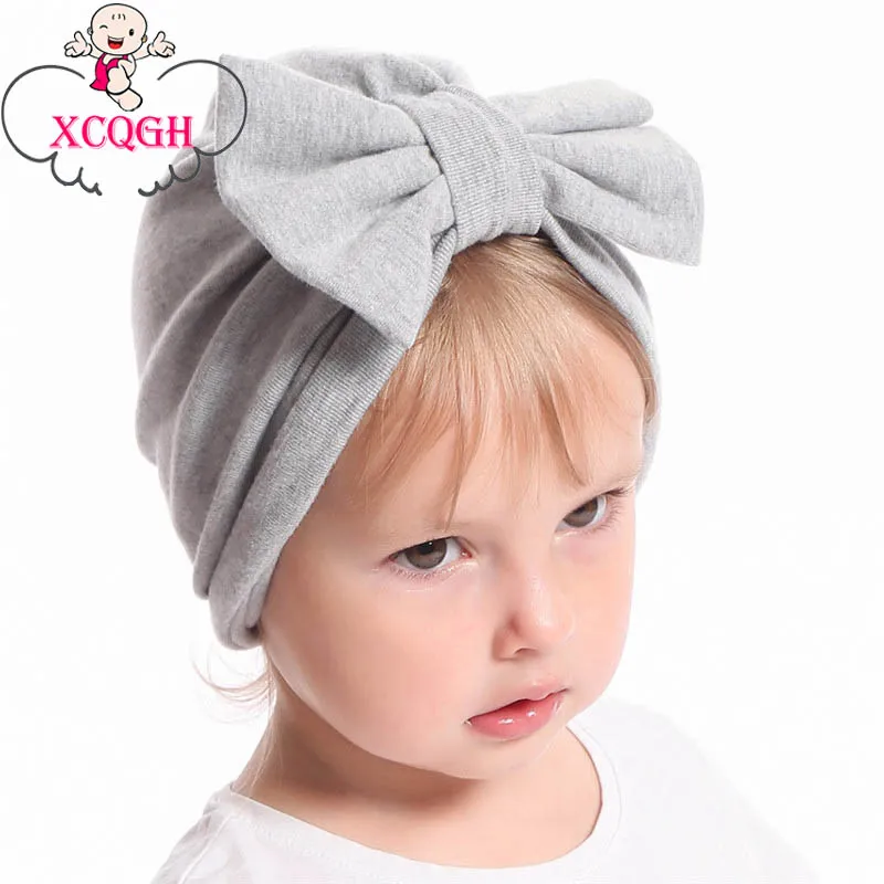 

XCQGH Wool Cashmere Warm Winter Hat for Kids Newborn Baby Bowknot Cute Cap Autumn Winter Fashion Hats for Girl