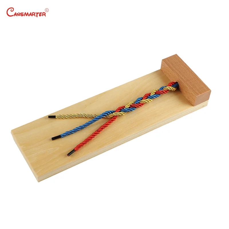 

Educational Wooden Toys Braiding Board Games Training Home Montessori Materials Life Skills Training Preschool Toy Kids LT049-39