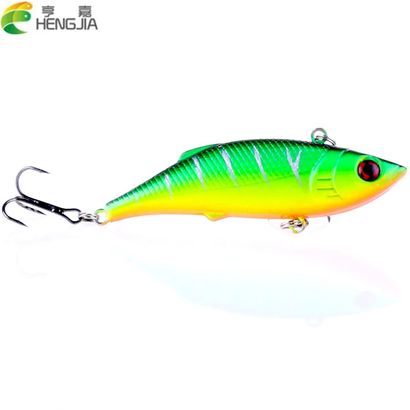 1 ШТ. 7.5 СМ 10 Г 6 # крючки купание игры vib рыболовные приманки bass пайк карп воблер