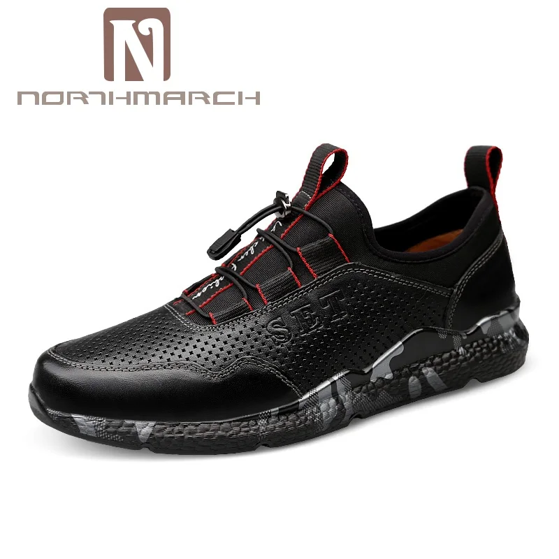 

NORTHMARCH Fashion Shoes 2018 Men Sneakers Breathable Mesh Male Casual Shoes Lace-Up Light Men Trainers Flat Shoes Footwear