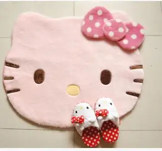 

Kawaii Cartoon Soft Fur Bowknot Melody Home Use Carpet Floor Mat Car Rug