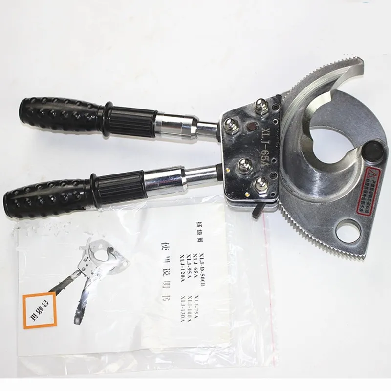 

Ratchet wire cutter cable cutting tools for 65mm armoured Cu/Alu cable