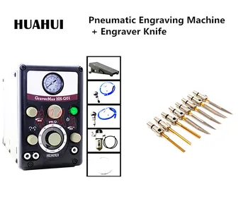 Cheap Free Shipping New Type 0-8000 Strokes /min Pneumatic Engraving Machine+ Engraver Knife Graver Machine Jewelry Tools