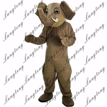 

Hot Sale Elephant Mascot Costume Adult Size Halloween Outfit Fancy Dress Suit Free Shipping2019New