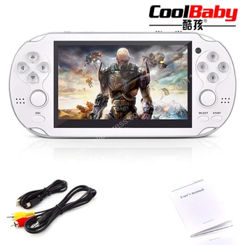 

4.3 Inch Ultra-Thin 64 Bit Handheld Game Players 8GB Memory MP5 Video Game Console 1000 Kinds Multimedia classic Games for kids
