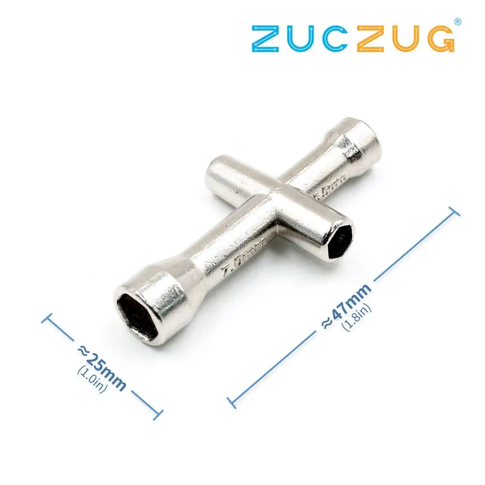 

Mini cross sleeve cross wrench sleeve nut tool M2/M2.5/M3/M4 Nut tool use for robot