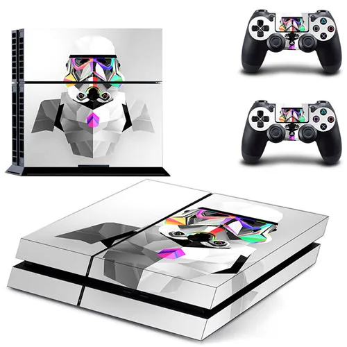 Пленка Star Wars наклейка для PS4 виниловая наклейка, стикер для консоли sony Playstation 4 и 2 контроллера наклейка для PS4 наклейка - Цвет: DPTM364