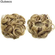Oubeca синтетический шнурок волосы булочка кудрявые грязные волосы булочки Dount шиньон Updo покрытие конский хвост расширения для женщин