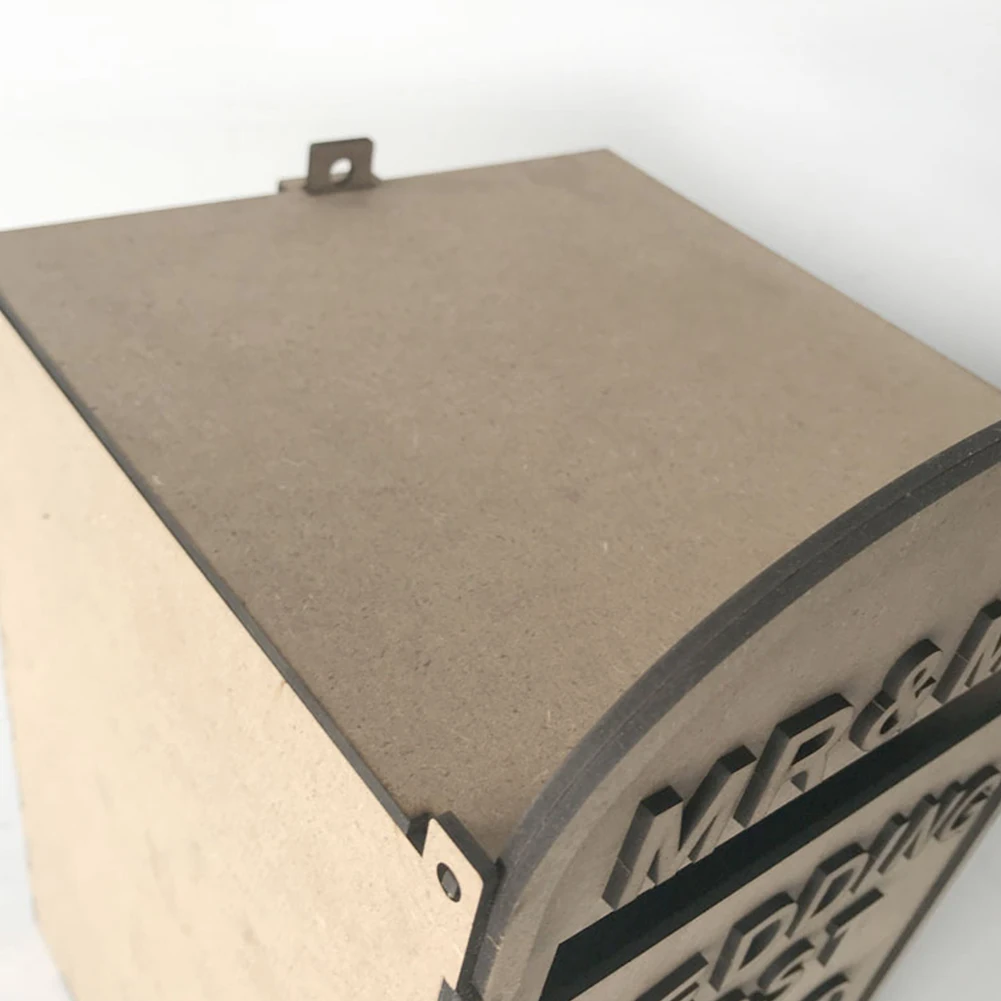 

Anniversary Decoration Gift Money Case DIY Wooden Square Storage With Lock Wedding Supplies Party Card Box Keys Envelopes