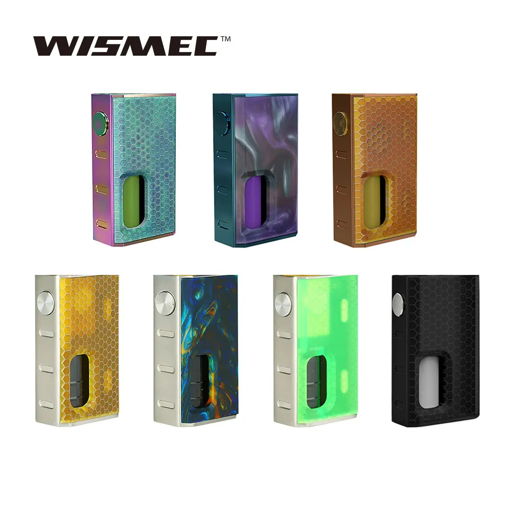 

Original WISMEC Luxotic BF Box MOD Bottom Feeding Box MOD built-in 7.5ml refillable bottle E Cigs Vape MOD no battery