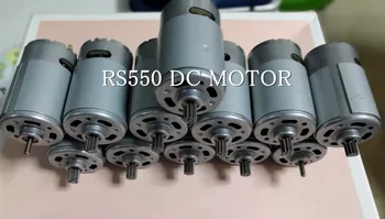 

1PCS 6V 6000RPM 12V12000RPM 550 DC motor,with 11T gear