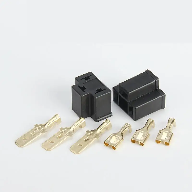 Full set of H4 lamp holder male and female connector connector adaptor socket high temperature
