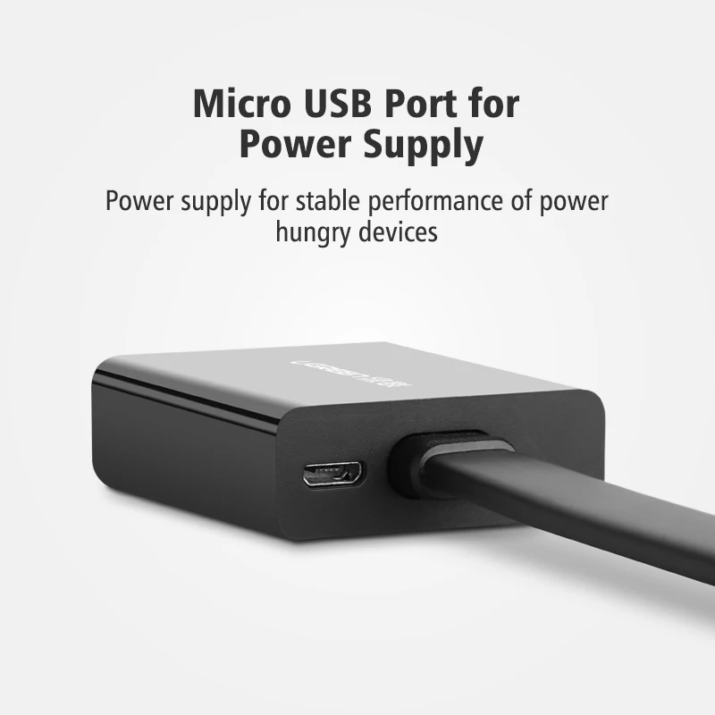 Ugreen Full HD 1080P DVI D 24 + 1 к VGA HDTV адаптер конвертер папа Женский монитор кабель для ПК
