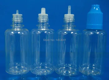 

1000 Pcs Pet 30ml bottle with Childproof Cap&Long Thin Dropper Plastic bottles E-cigarette Free shipping