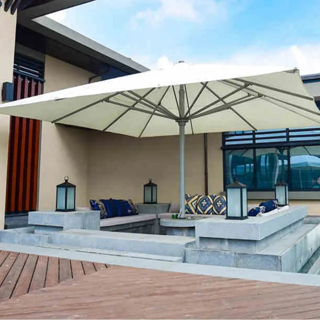 5x5meter square deluxe aluminum super big outdoor patio sun umbrella king parasol sunshade furniture covers with - Patio Sun Shade 5x5meter square deluxe aluminum super big outdoor patio sun umbrella king parasol sunshade furniture covers with - Patio Sun Shade