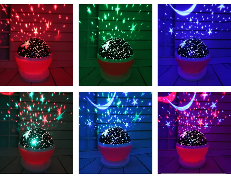  RGB LED Projection Unicorn lamp USB 5V battery powered night light children baby Gift sleeping ligh - 33022205518
