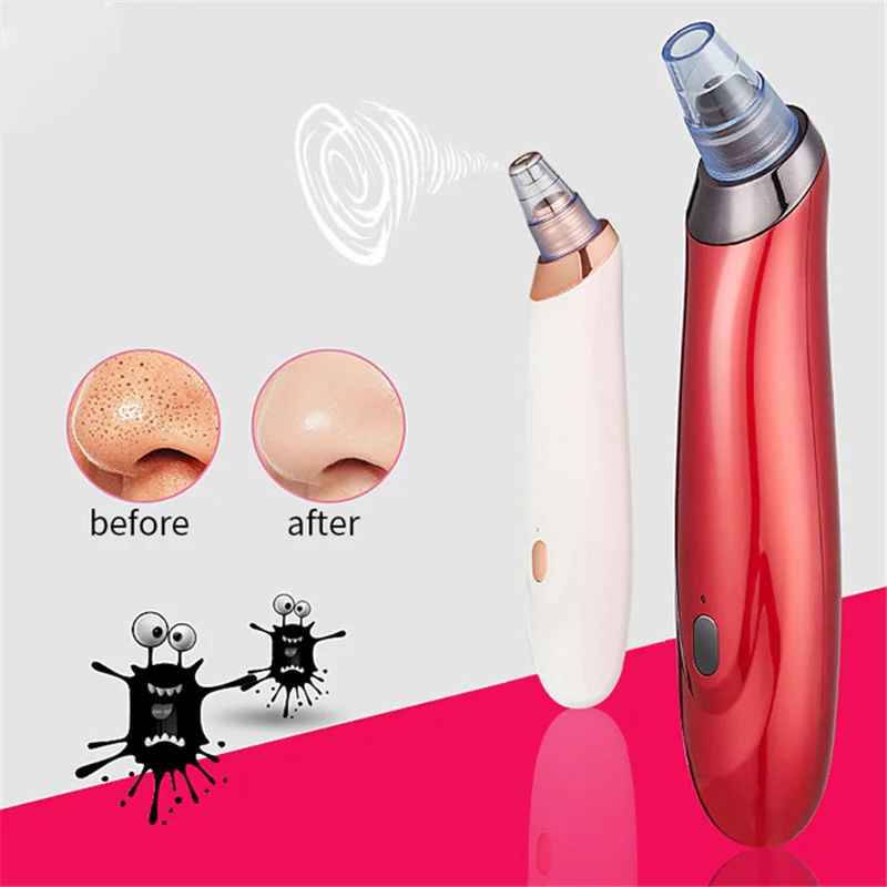 

2019 Face Pore Cleaner Electric Blackhead Acne Remover Vacuum Comedo Suction Diamond Dermabrasion Facial Cleaning Beauty Instrum