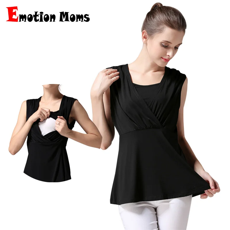 

Emotion Moms Summer Maternity Clothes Breastfeeding camisol Sleeveless For Pregnant Womens nursing tank tops In Maternity Vest