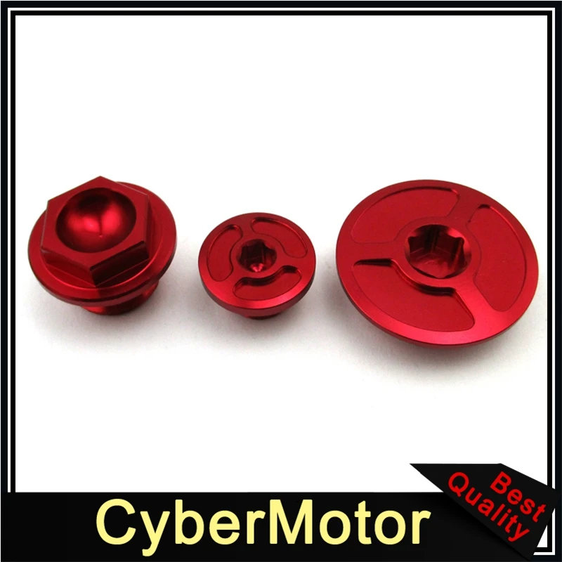 CNC Engine Timing Oil Filter Plugs For Honda XR250 Baja Motard TRX400EX TRX450R/ER CRF150R CRF250R CRF450R CRF450X