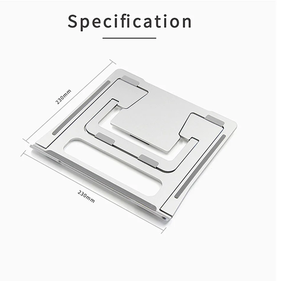 WIWU New Silver Universal Aluminum Laptop Stand Metal Cooling Notebook Holder for MacBook Pro Air 11\ WIWU New Silver Universal Aluminum Laptop Stand Metal Cooling Notebook Holder for MacBook Pro Air 11\