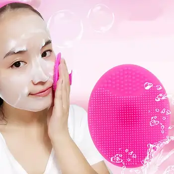 

OutTop 2019 Newly 1pc Magic Silicone Beauty Wash Pad Face Exfoliating Blackhead Facial Cleansing Brush Tool Dropship F3.15