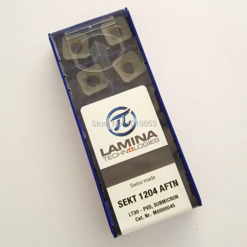 

SEKT1204 AFTN LT30 carbide inserts for milling cutter CNC machine