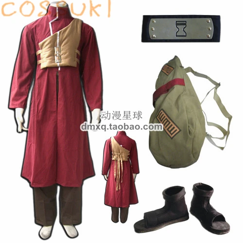 

Free Shipping!Stock! Naruto Sabaku No Gaara Adult Full Set Cosplay Costume Suits ,Perfect Custom For you!