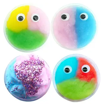 

Crystal Sand Slime Poke Clay 3D DIY slime toys Cartoon Squezze Stress Relief Toys Kids Adult Slime Toys