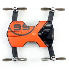WINGSLAND S6 Smart Pocket FPV Drone Unmanned Aircraft UAV Quadcopter With 4K HD Camera Controlled By Phone Orange
