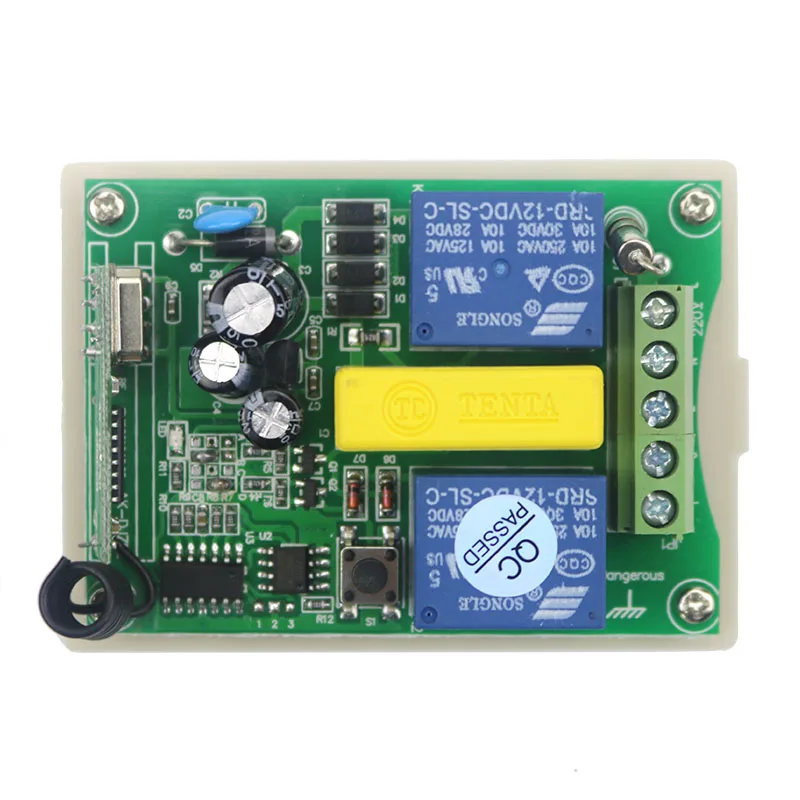 

AC 220 V 2 CH RF Wireless Remote Control 1* Receiver tubular motor garage door projection screen