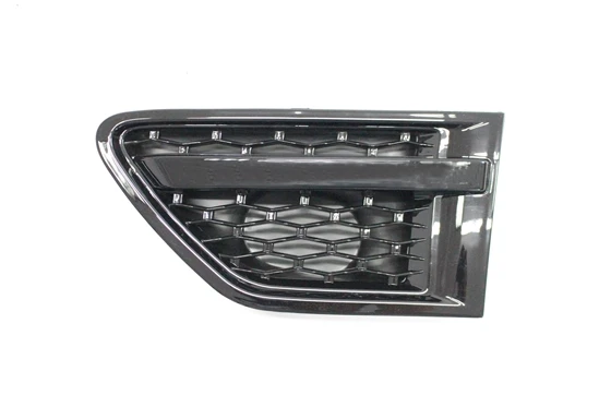 Автомобильные запчасти, тюнинговая воздушная боковая вентиляционная решетка OEM гриль, черная хромированная пара ABS для Land Rover Sport для Range Rover 2010-2013 крыло - Цвет: black black black