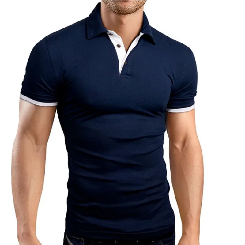 2018 Men'S Polo Shirt For Men Desiger Polos Cotton Short Sleeve Clothes Jerseys Golftennis Size M-XXXL | Мужская одежда