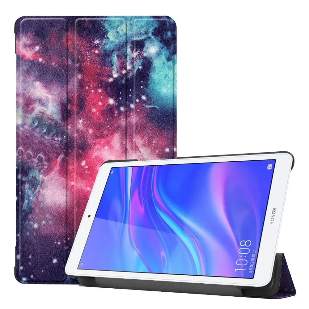 Складной тонкий чехол для huawei Mediapad M5 lite 8,0 JDN2-W09 JDN2-AL00 чехол для планшета huawei Mediapad m5 lite 8 дюймов Чехол+ ручка