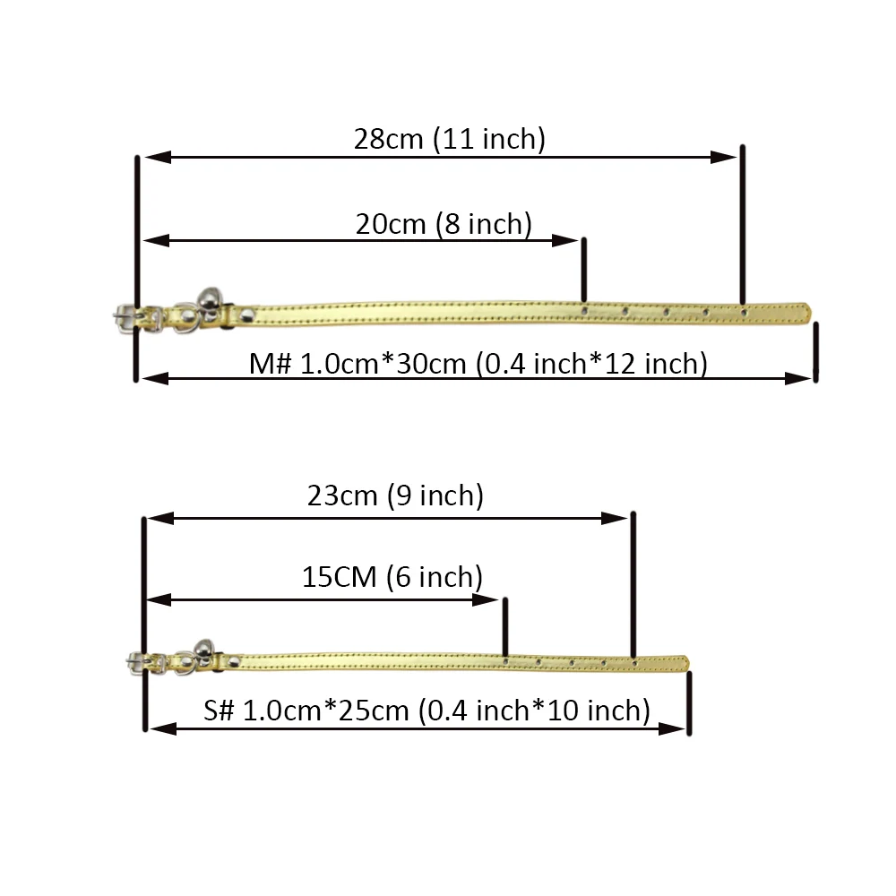 1 шт./лот) ошейник для питомца кошки с ремнем безопасности и звонким колокольчиком желтого, фиолетового, розового, синего, серебряного цвета из искусственной кожи ошейник для кошек s m