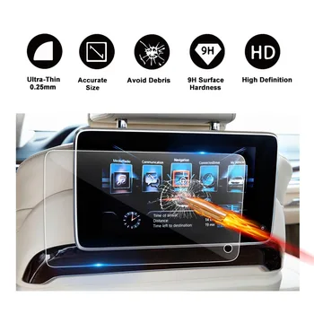 

RUIYA for 5 Series G30/7 Series G11 2017 2018 2019 back row TV 10.2inch screen protector car interior sticker accessories 2 pcs