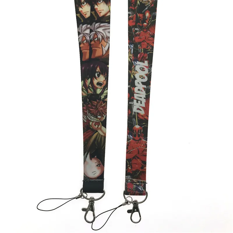 NEW 1pcs Cartoon venom Lanyard ID Badge Mobile Phone Charms Key Charms
